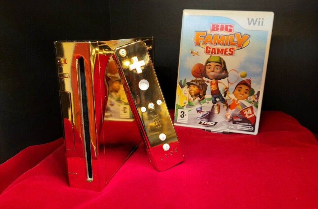 24 Karat Golden Nintendo Wii