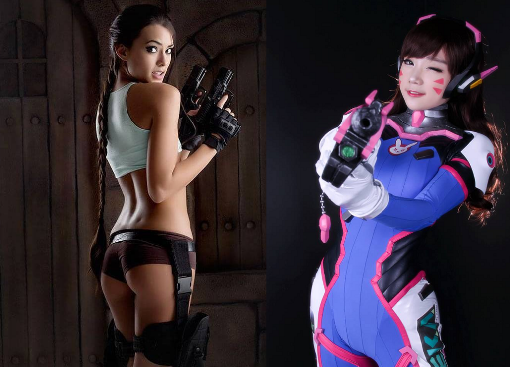 Lara Croft ja D. Va