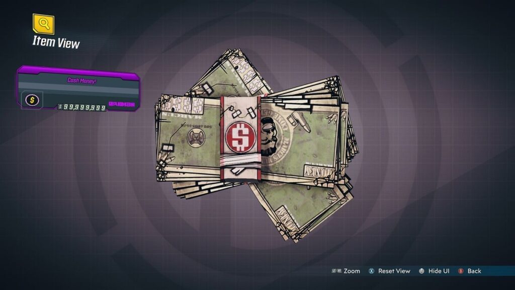 Borderlands money