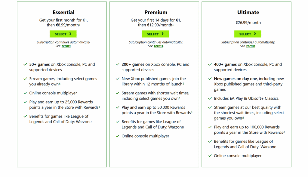 Xbox Game Pass